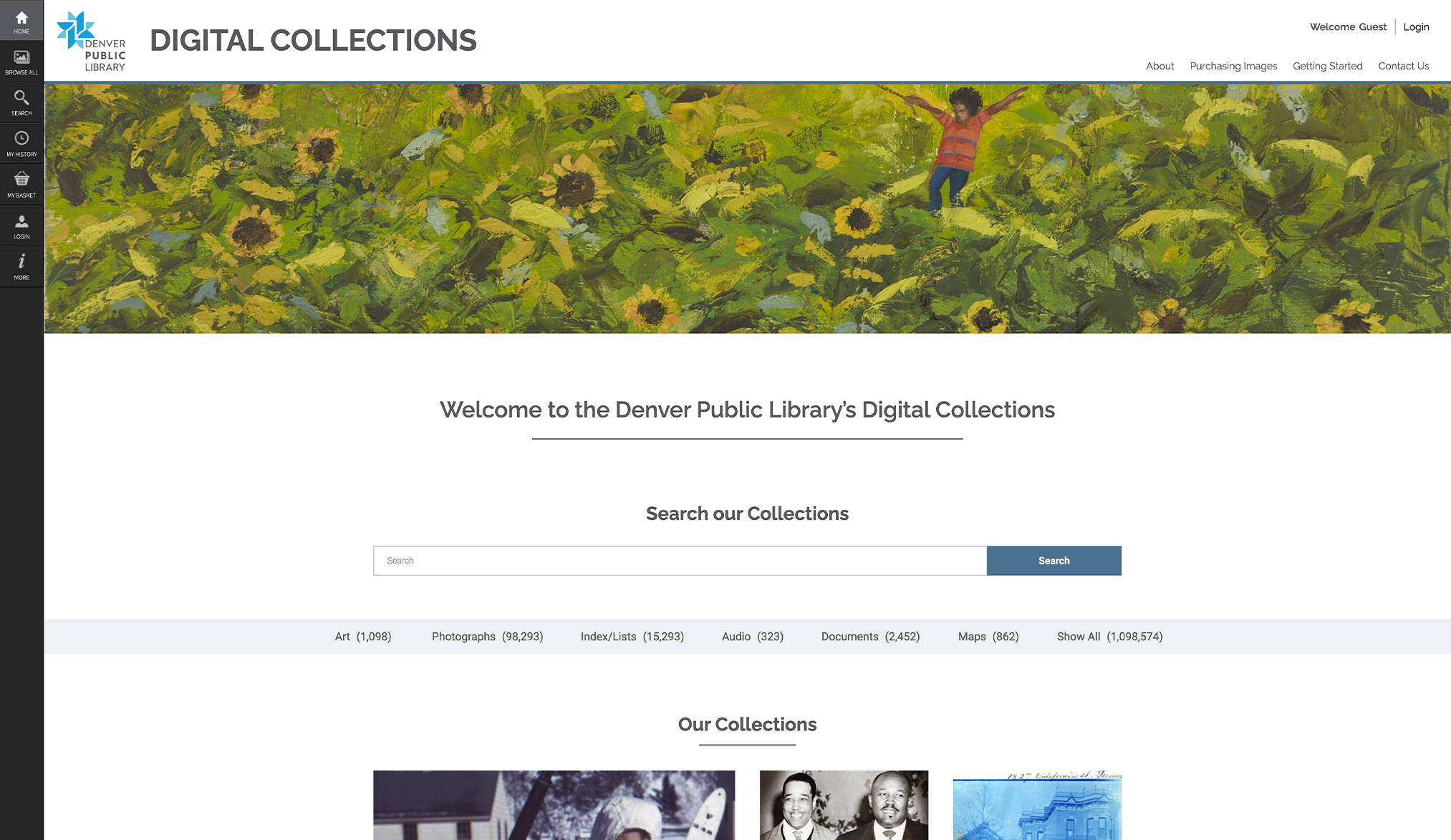 Denver Public Library Recollect Homepage