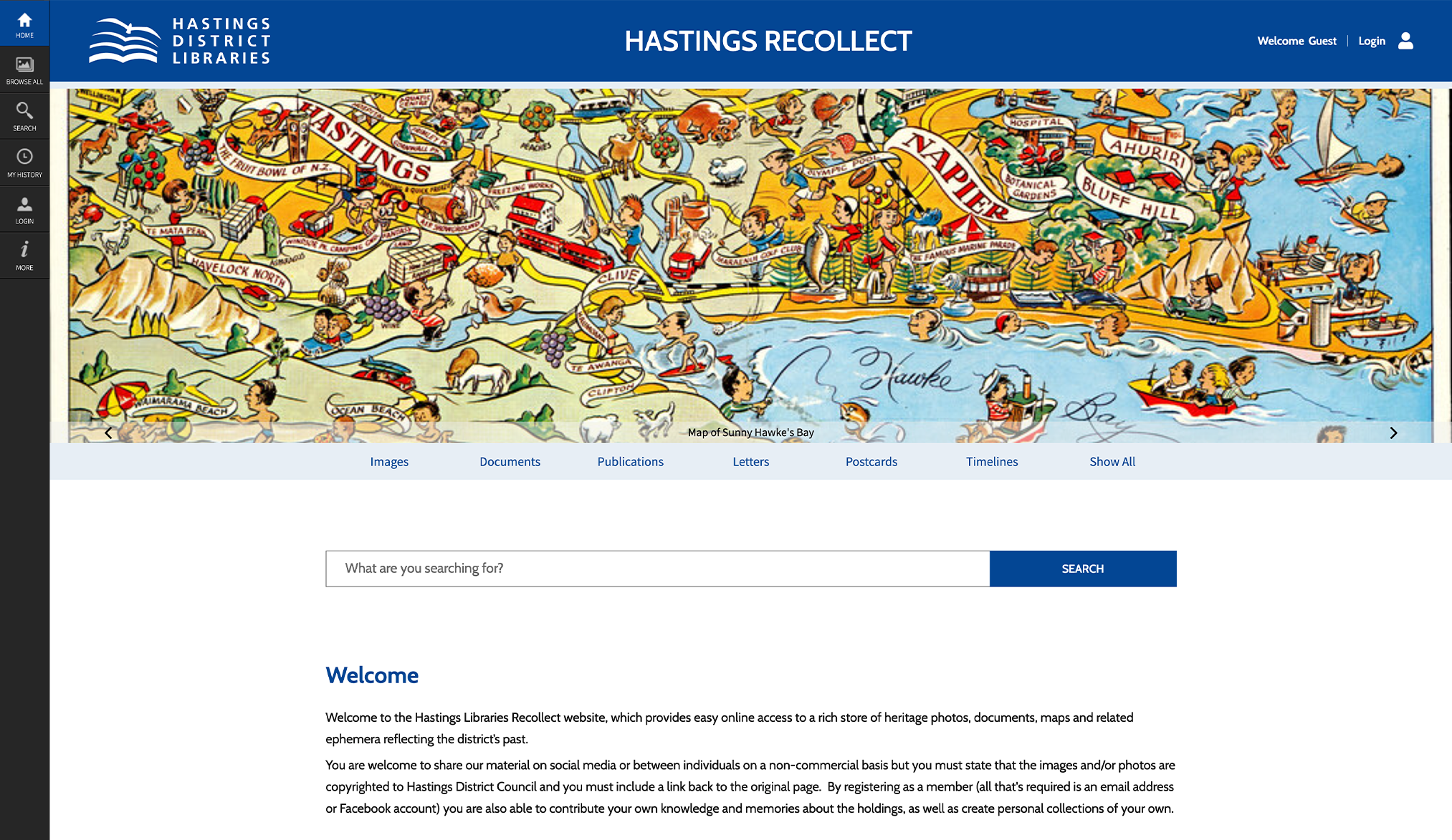 Hastings District Libraries Recollect Homepage