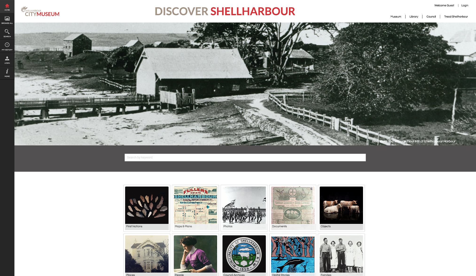 Shellharbour City Council Recollect Homepage